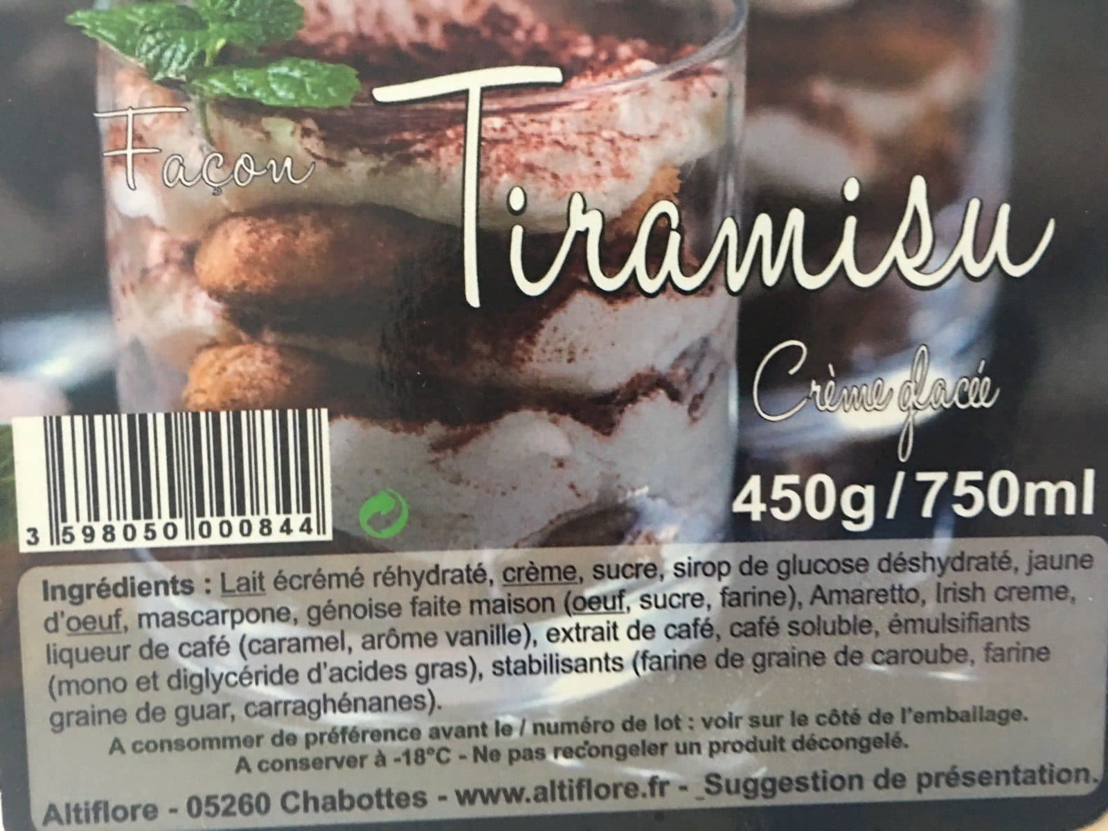 ALTI FLORE Tiramisu packshot