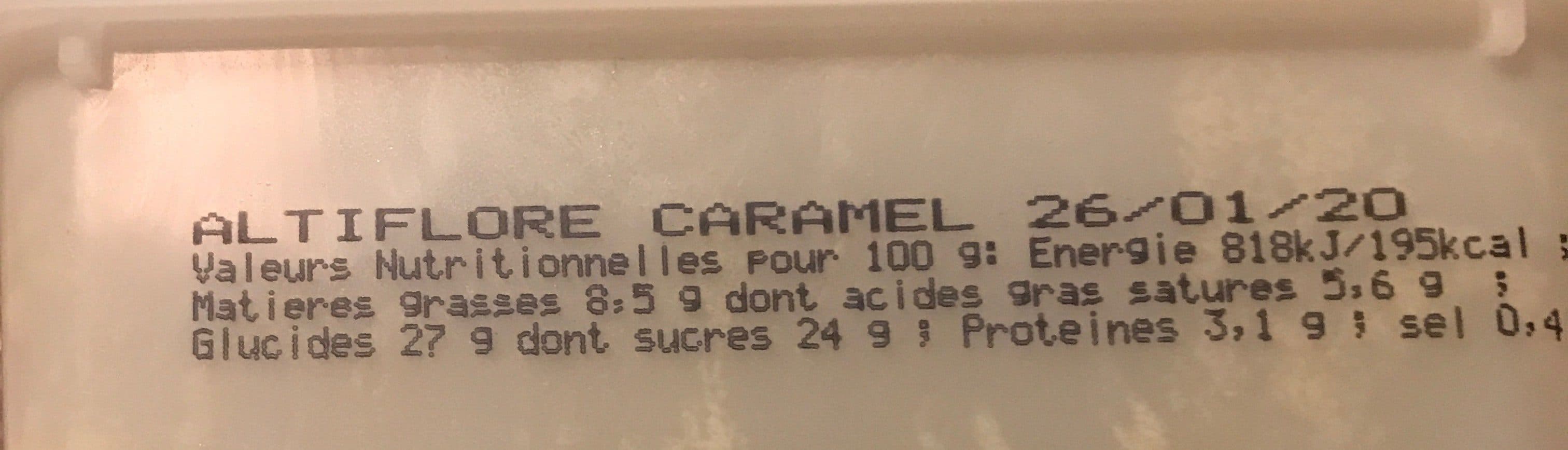 Altiflore Glaces artisanales Caramel packshot