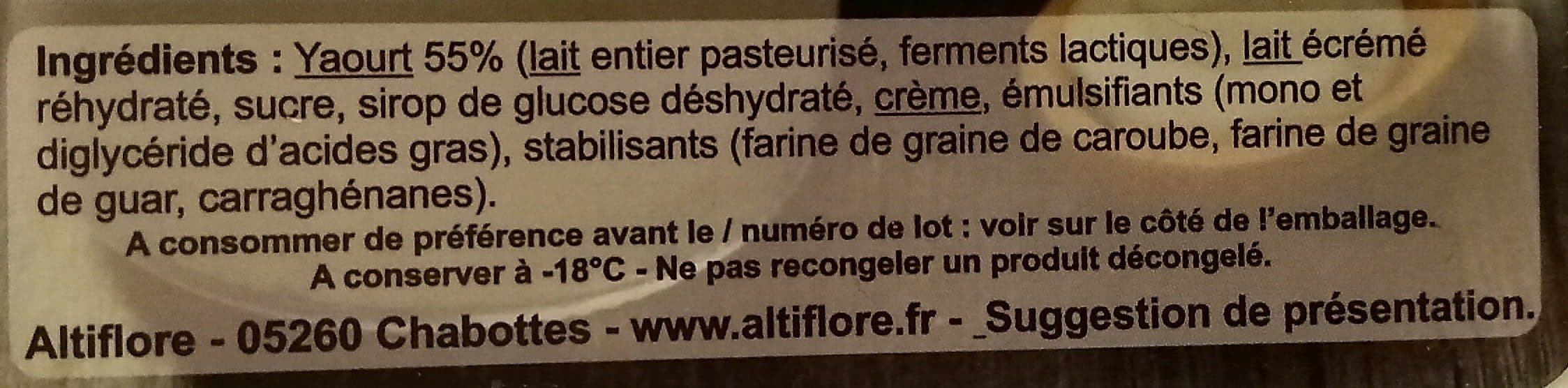 Altiflore Yaourt de la laiterie du col Bayard packshot
