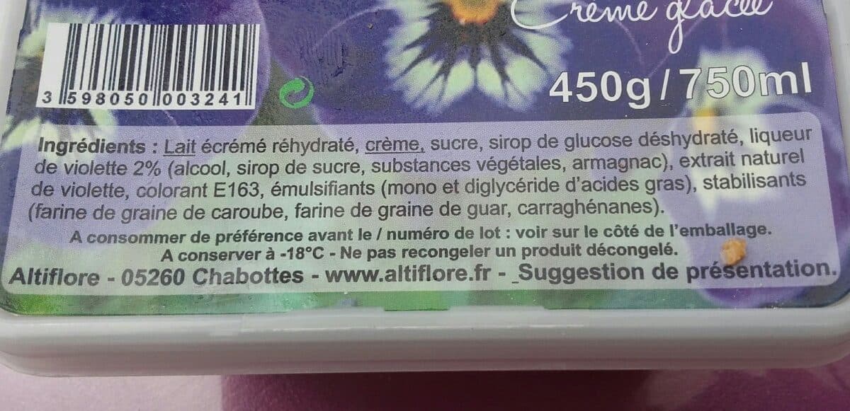 Altiflore Crème glacée violette packshot