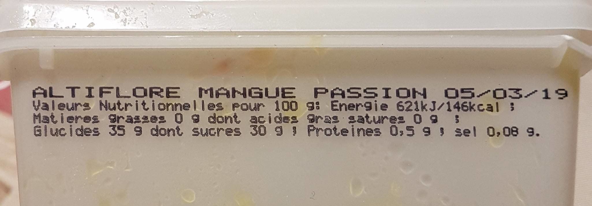 Altiflore Sorbet Mangue Passion packshot