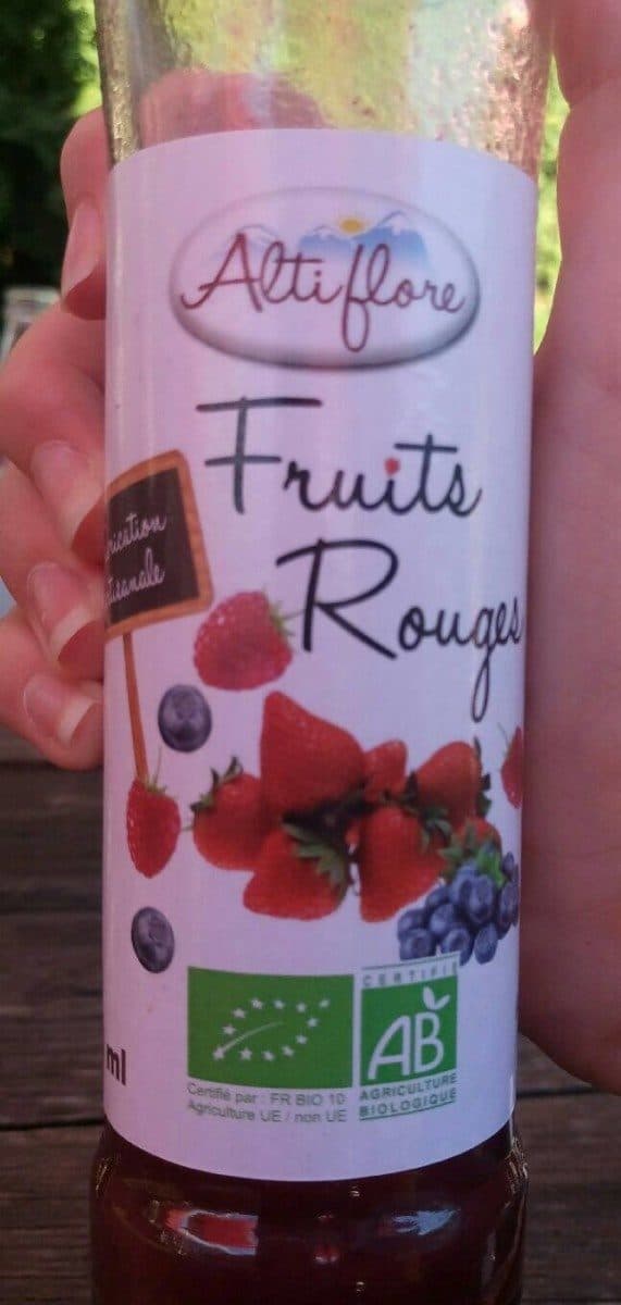 Altiflore Boisson fruits rouges fabrication artisanale packshot
