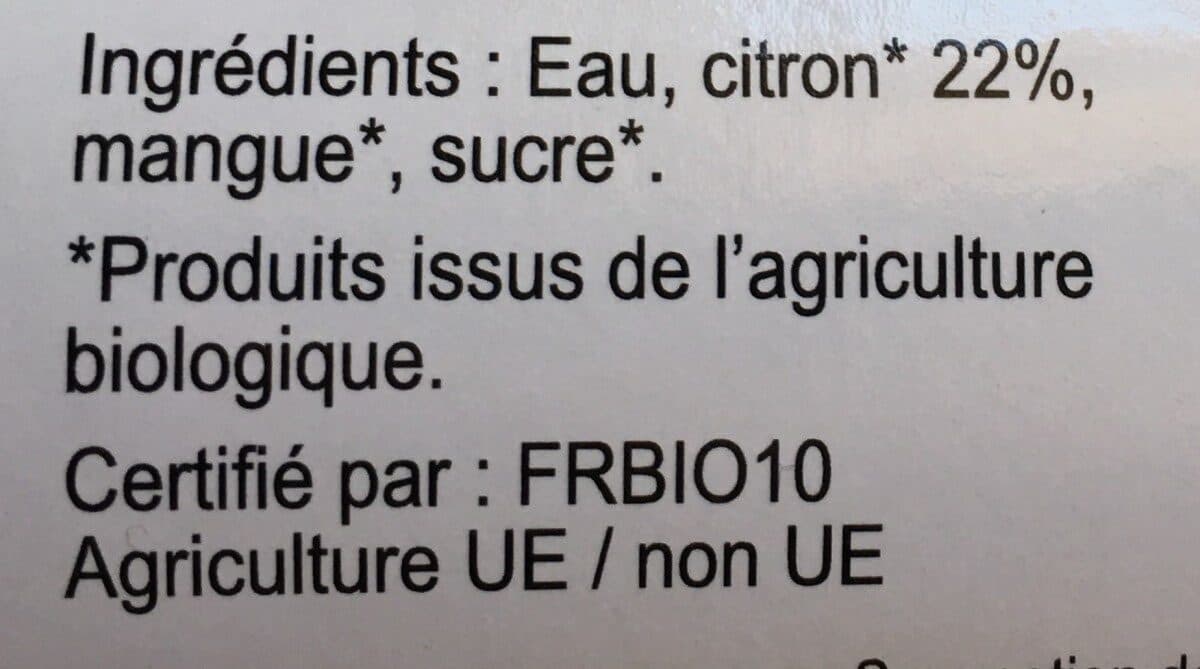 Altiflore Boisson au citron packshot