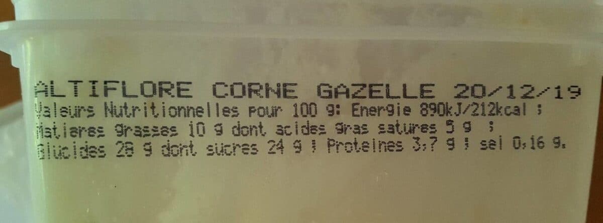 Altiflore Crème glacée Cornes de Gazelle packshot