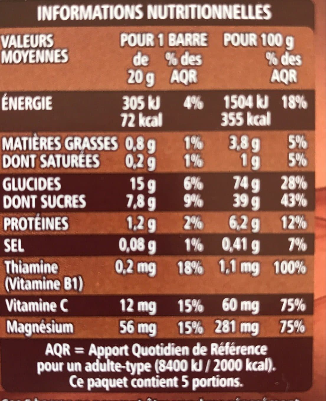 Go Sport Energy bar packshot