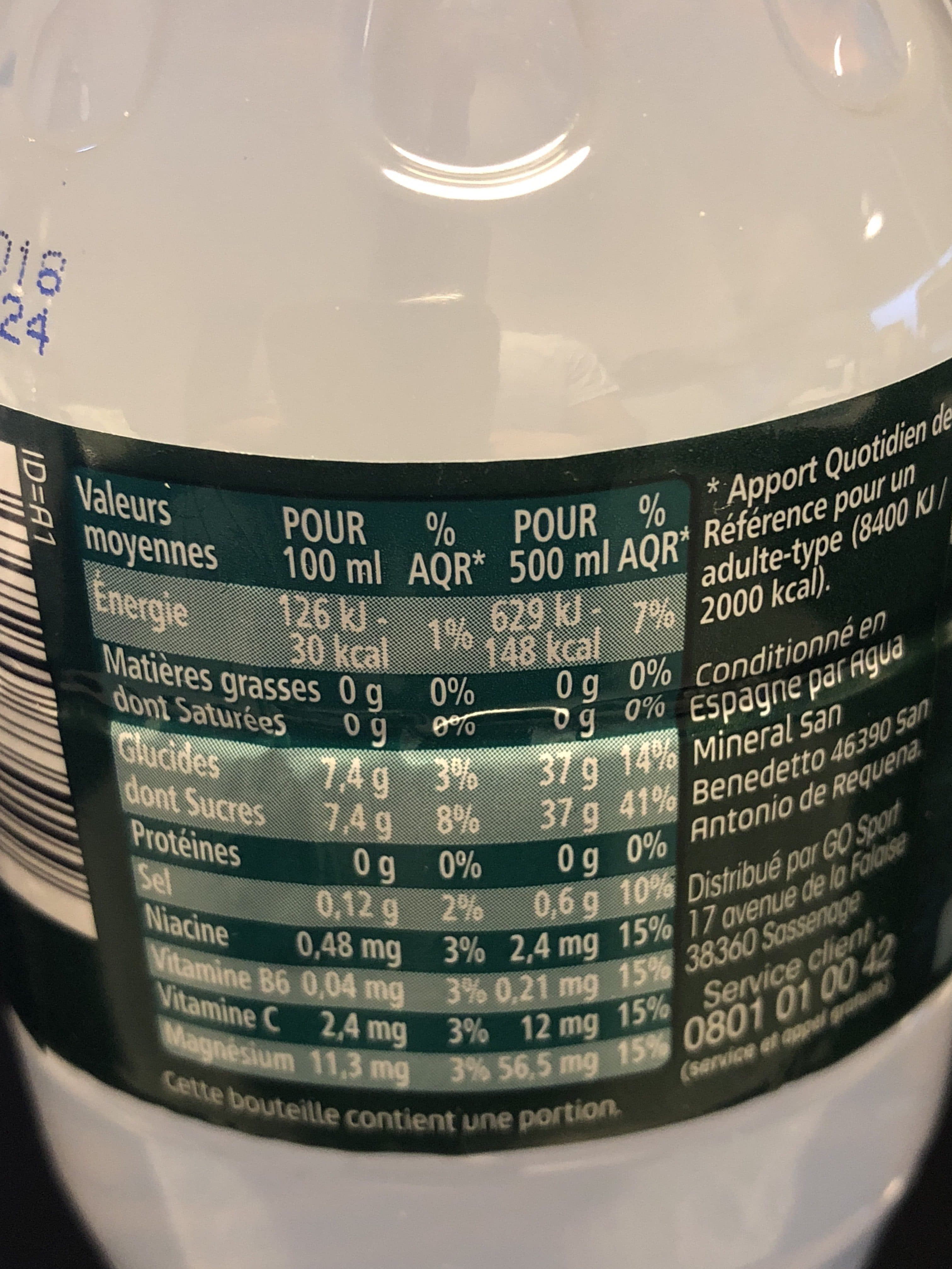 Go Sport Isotonic drink packshot