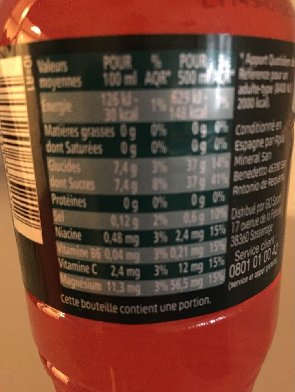 Go Sport Isotonic drink packshot