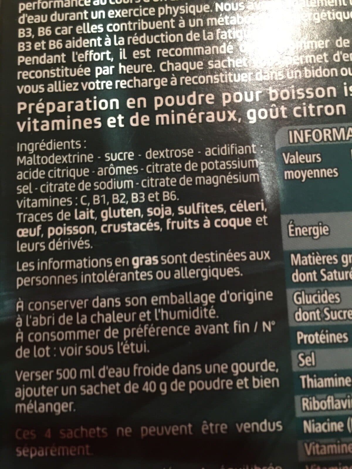 Go Sport Isotonic drink powder packshot