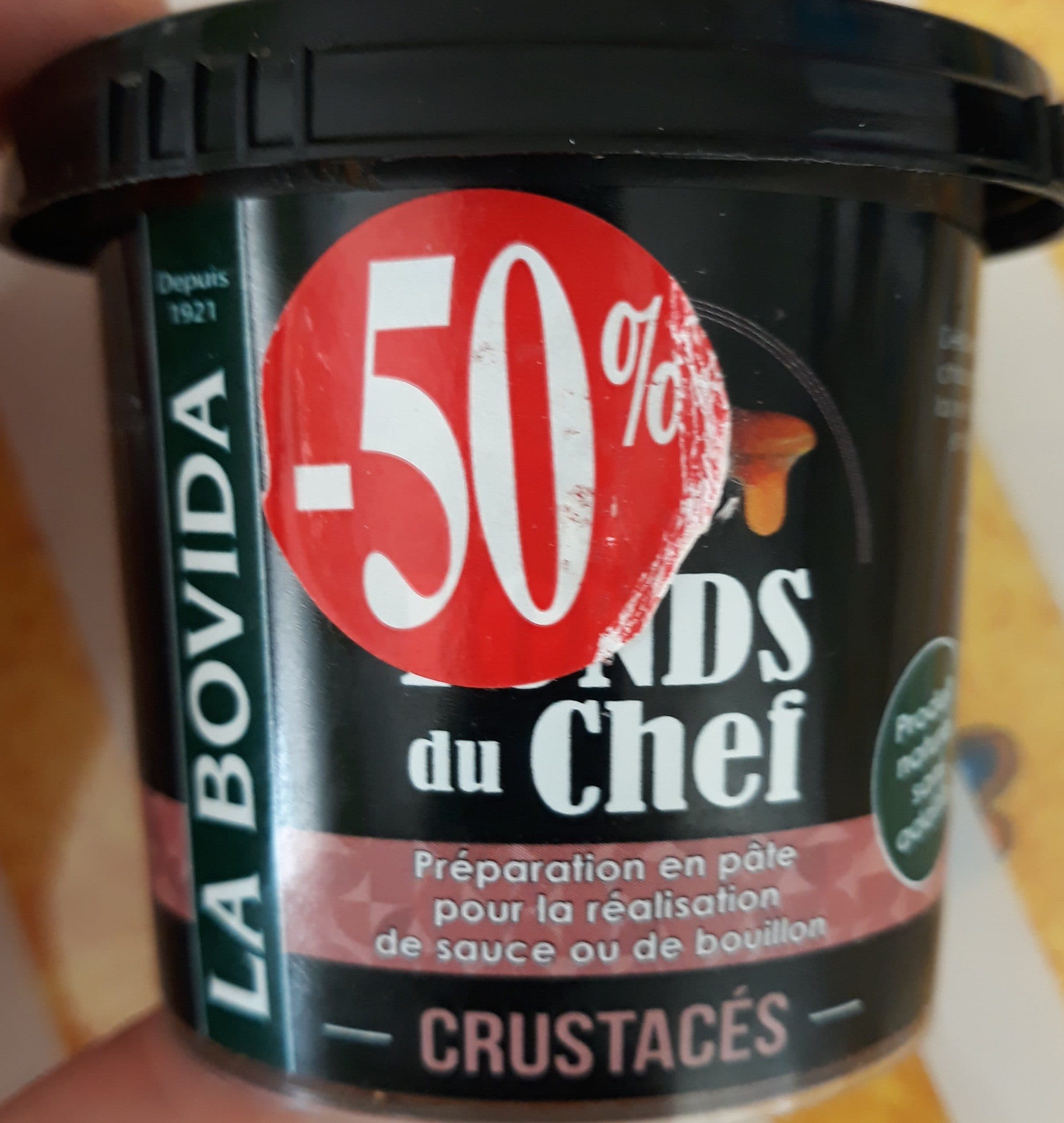 La Bovida Les fonds du chef crustacés packshot