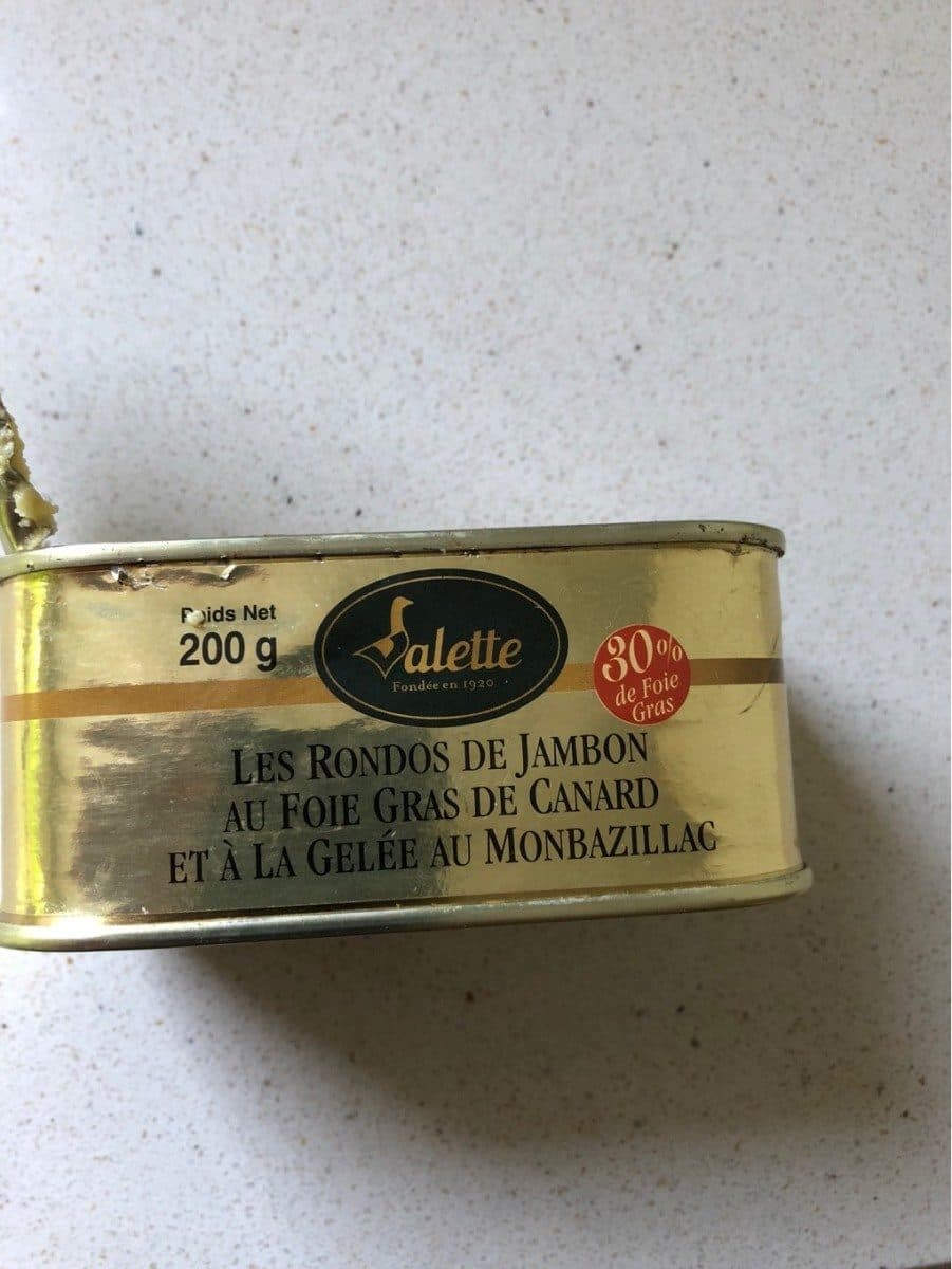 Valette Rondos de jambon au foie gras de canard packshot