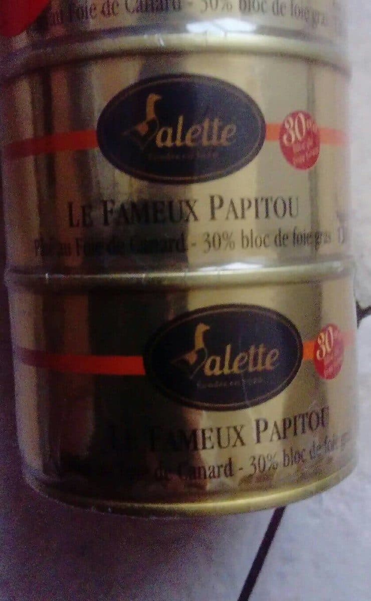 Valette Le fameux Papitou packshot