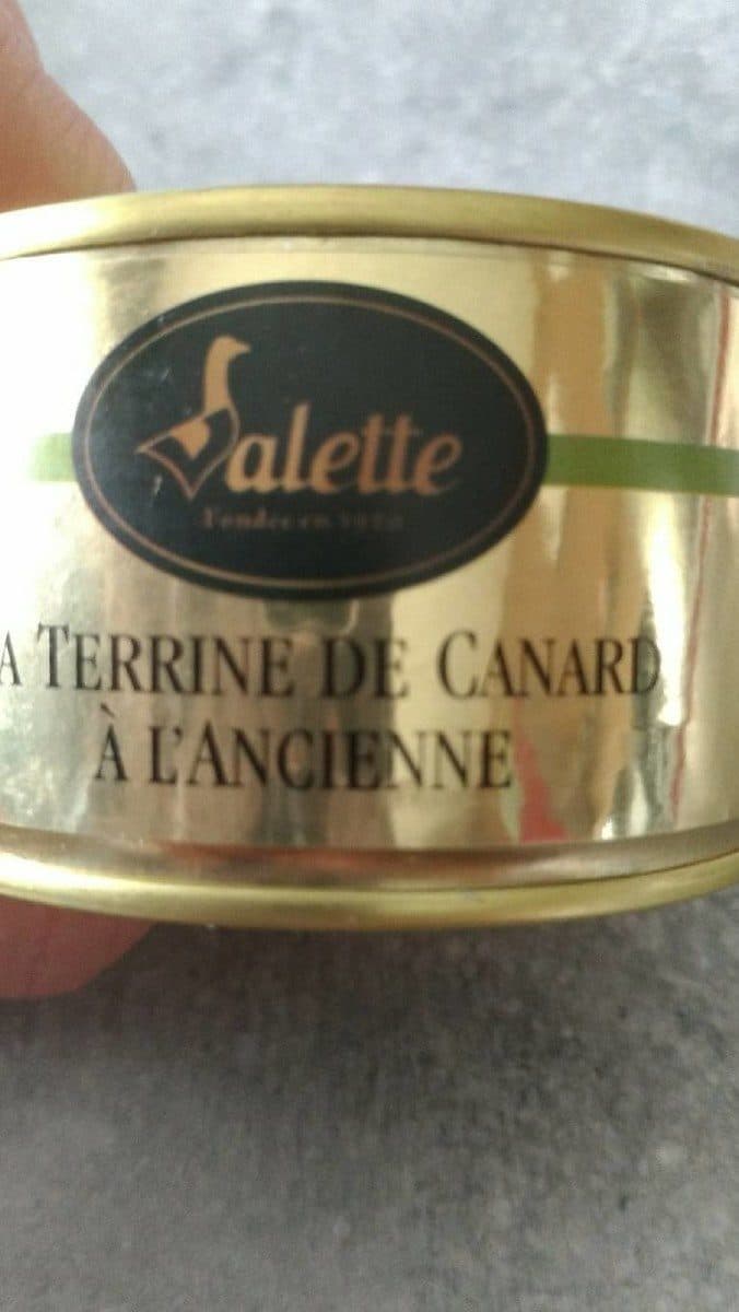 Valette Terrine de canard à l'ancienne packshot