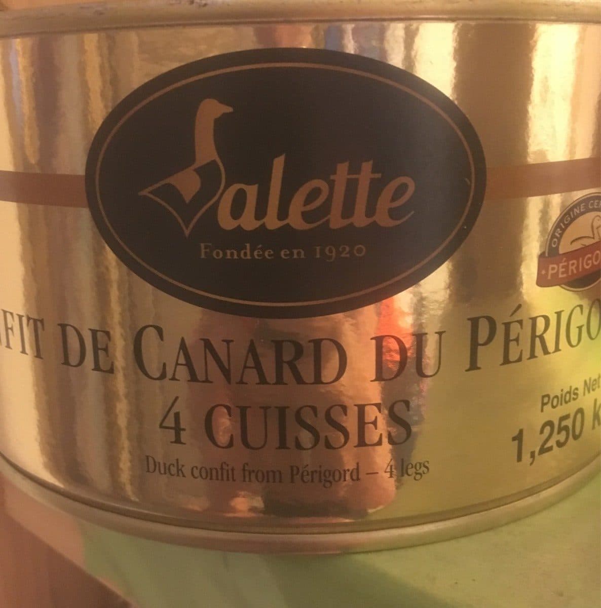 Open Food Facts Confit de canard du perigord packshot