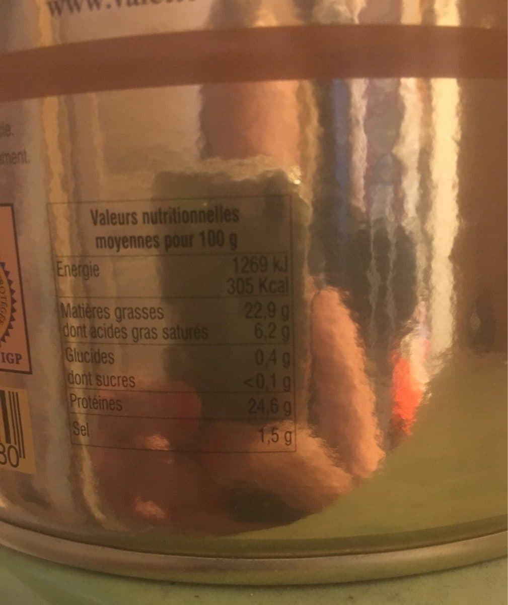 Open Food Facts Confit de canard du perigord packshot