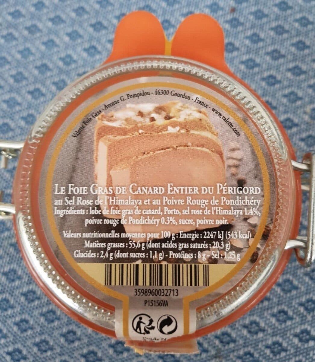 Valette Foie gras de canard entier du Périgord packshot