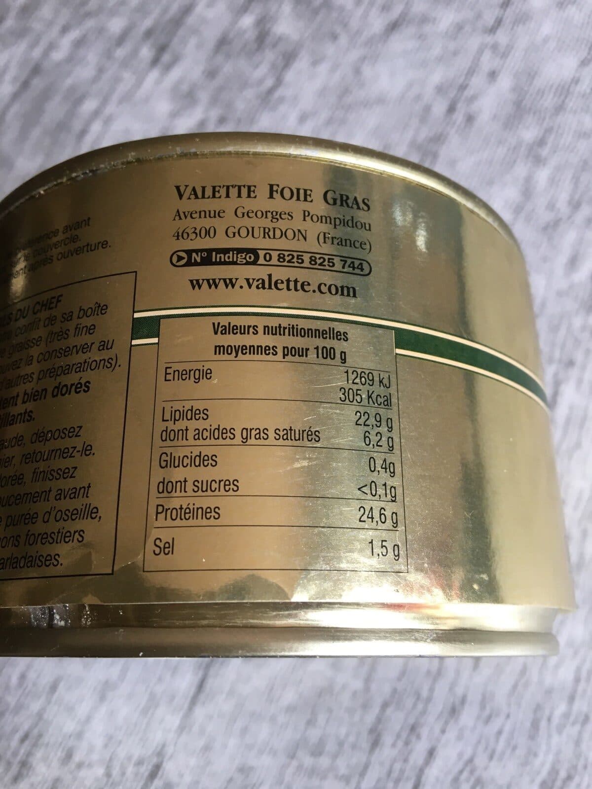 Valette Confit de Canard du Sud-Ouest -1 Cuisse packshot