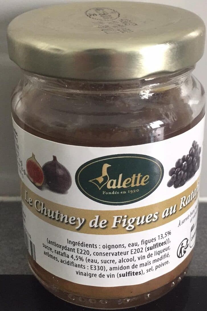 Valette Le Chutney de Figues au Ratafia packshot
