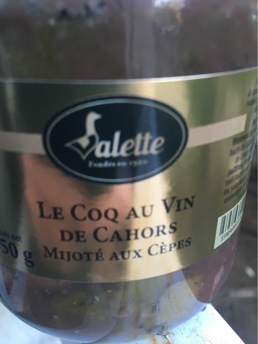 Valette Le coq au vin de Cahors packshot