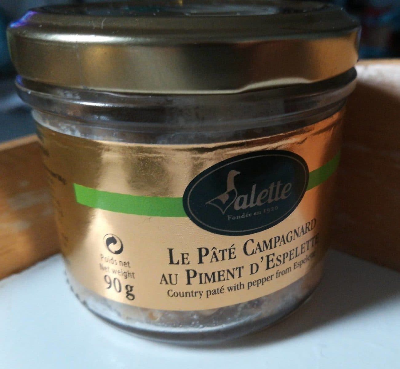 Open Food Facts Le pâté campagnard au piment d'Espelette packshot