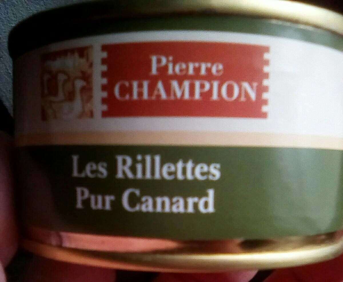 Pierre Champion Les rillettes pur canard packshot