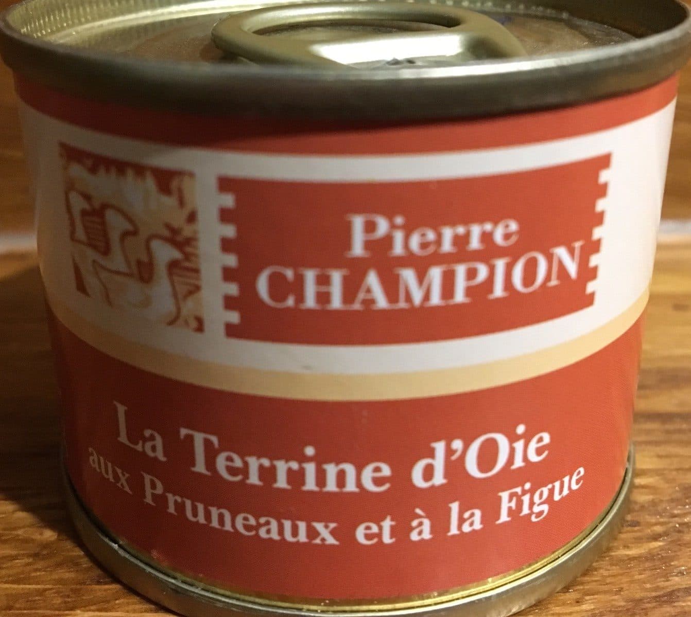 Pierre champion La terrine d'oie packshot
