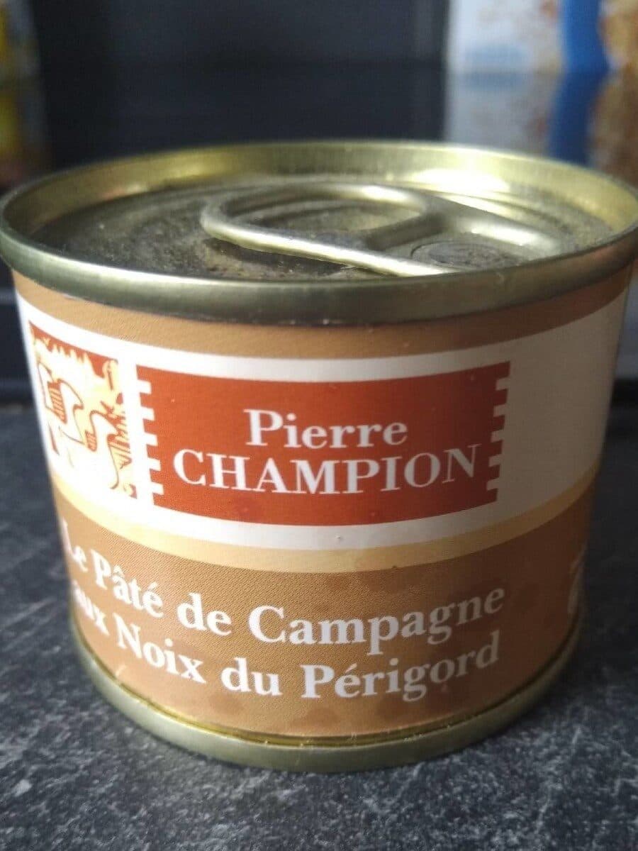Pierre Champion Pâté de campagne aux noix packshot