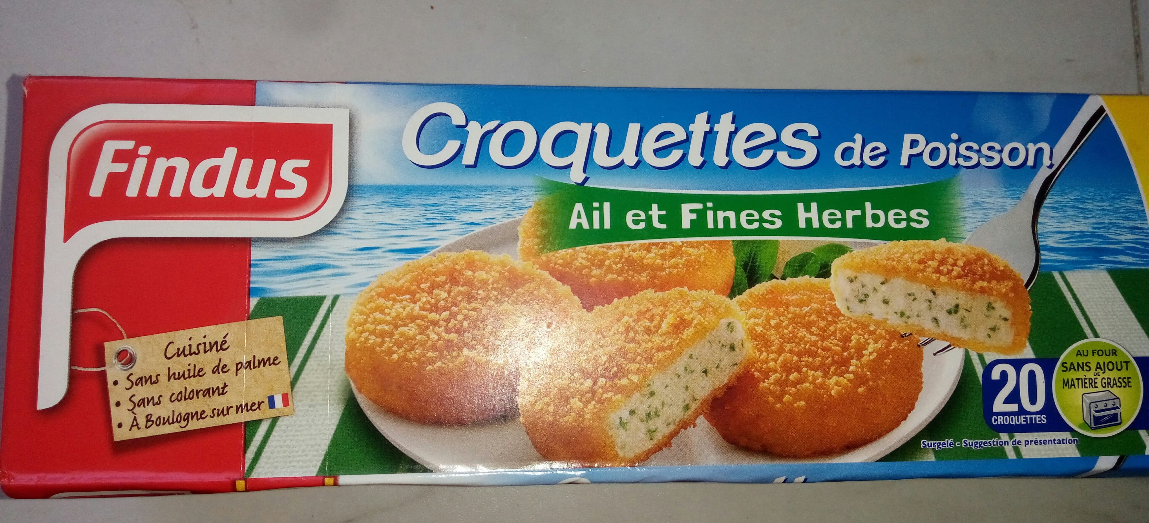 Findus Croquettes Aux Fines Herbes, Surgelé packshot