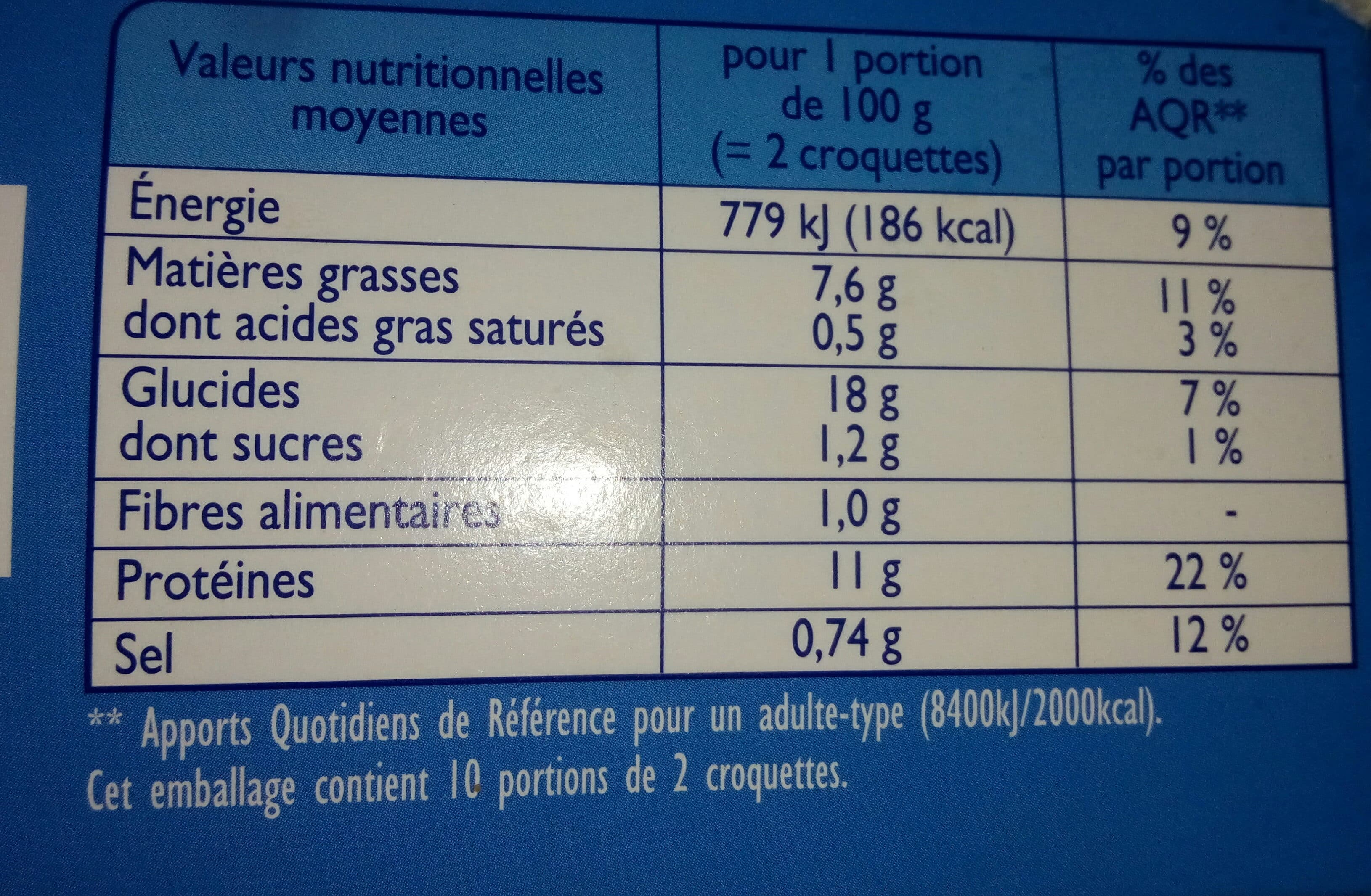 Findus Croquettes Aux Fines Herbes, Surgelé packshot