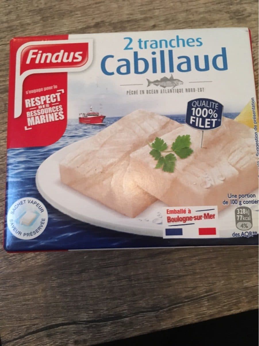 Findus Filet de Cabillaud packshot