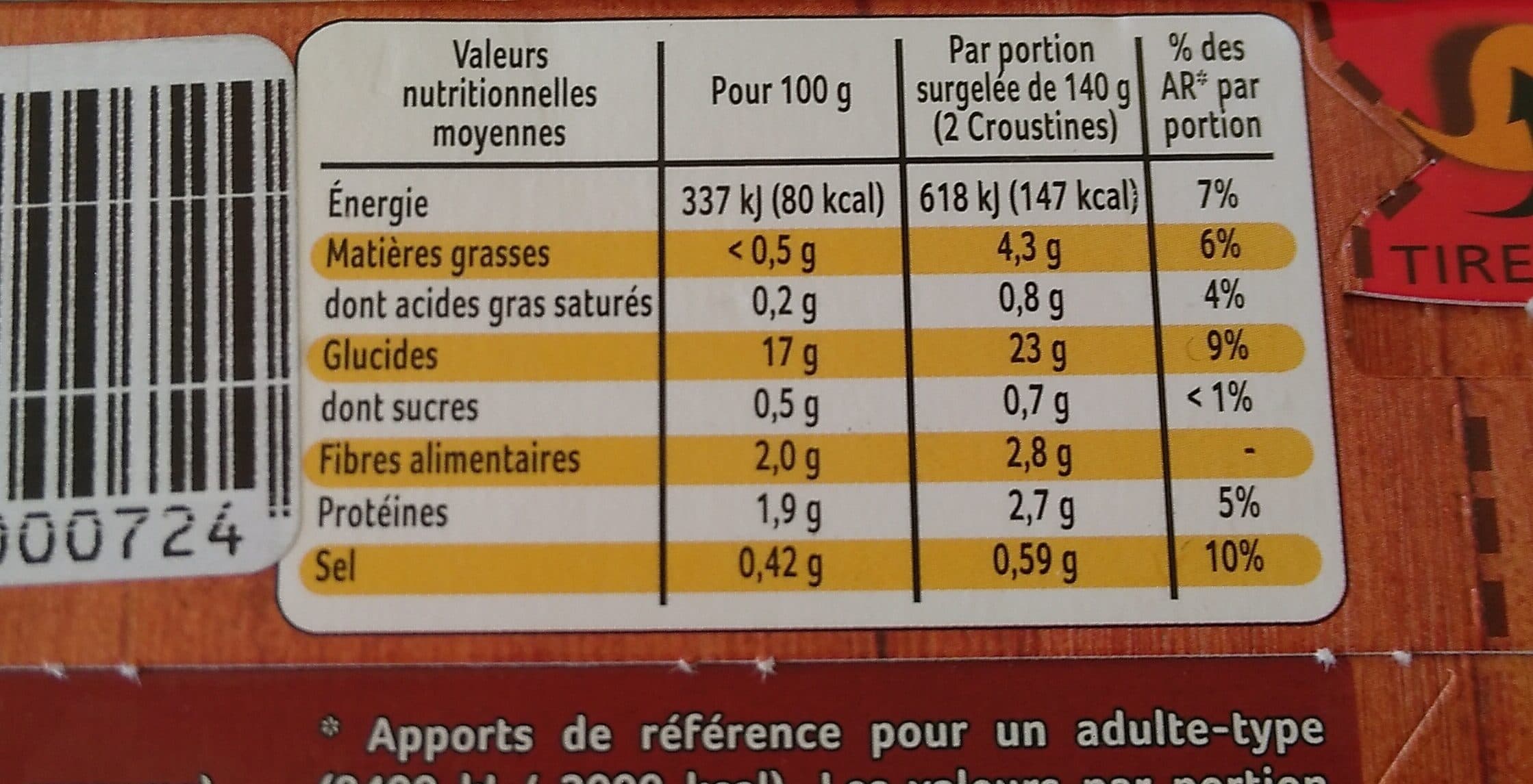 Findus Pommes Croustine packshot
