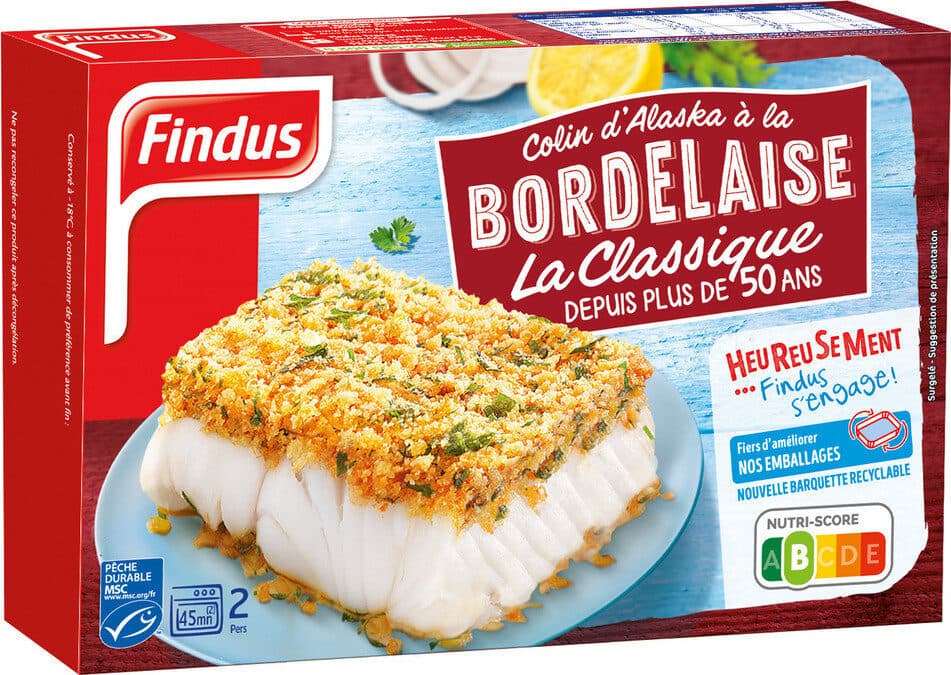 Findus Colin d'Alaska MSC à la Bordelaise packshot