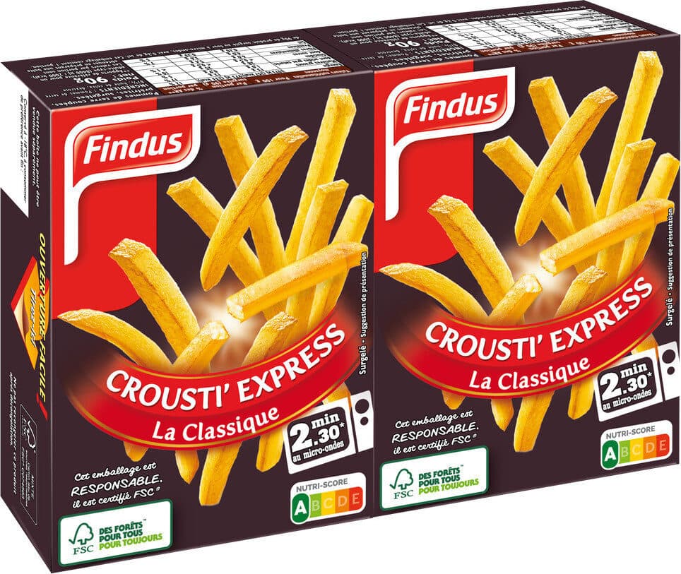 Findus Frites Crousti' Express La classique packshot