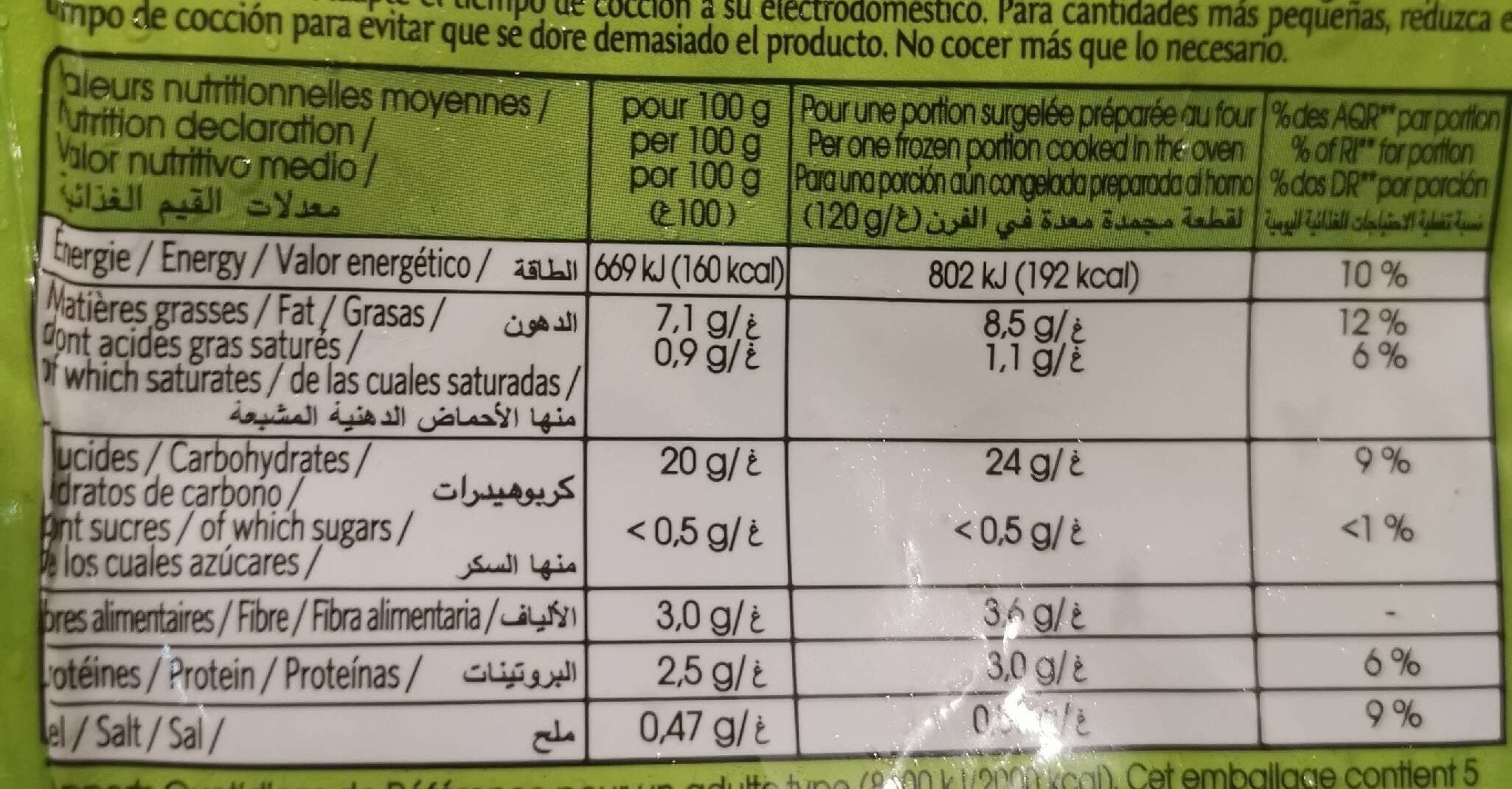Findus Poêlée facon campagne packshot