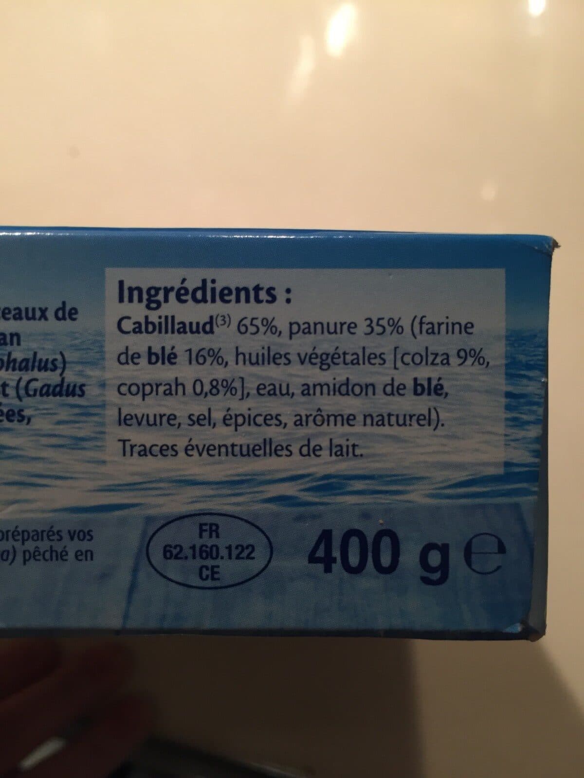 Findus Cabillaud sauvage surgelé packshot