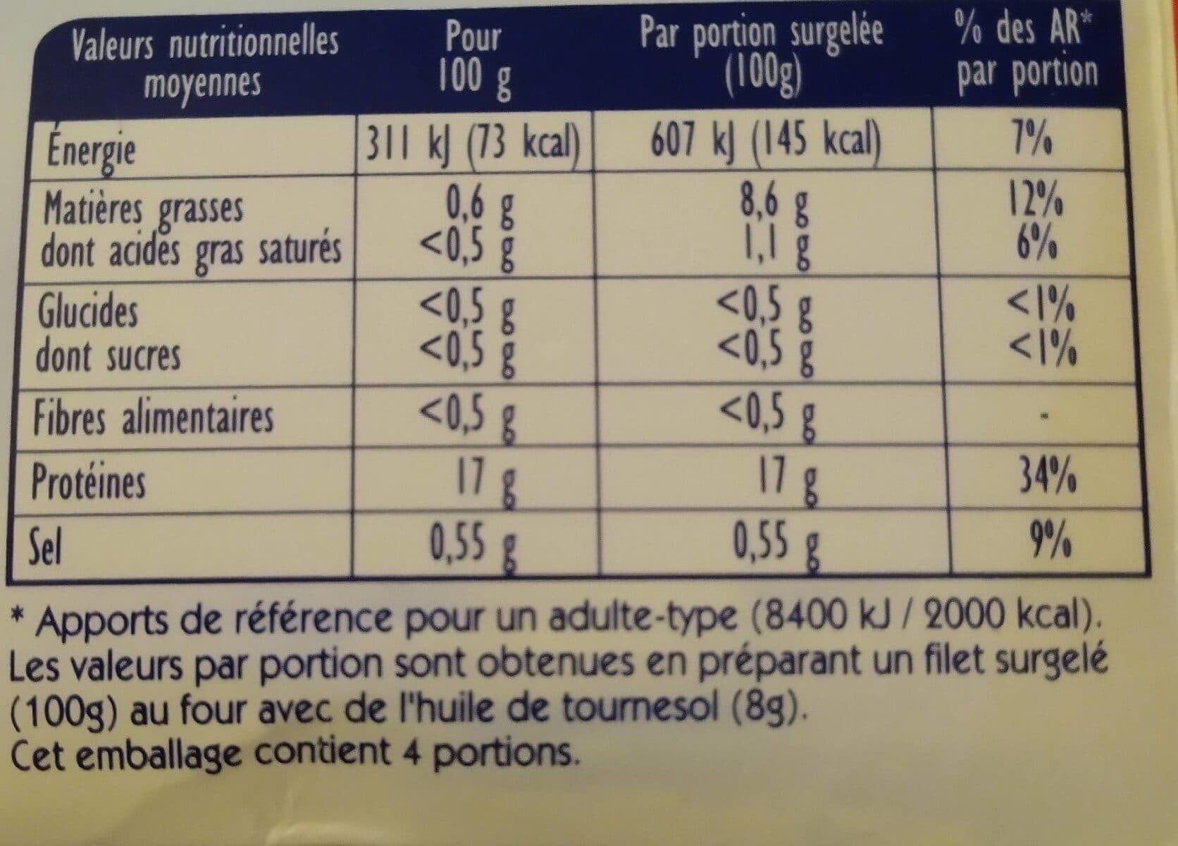 Findus Filets de Colin d'Alaska MSC packshot