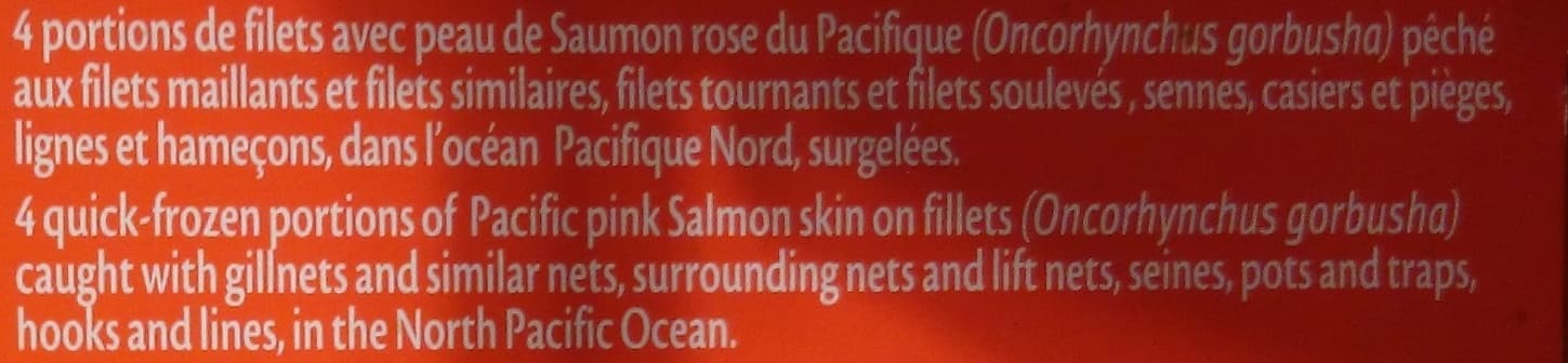 Findus Filets de Saumon Rose du Pacifique packshot