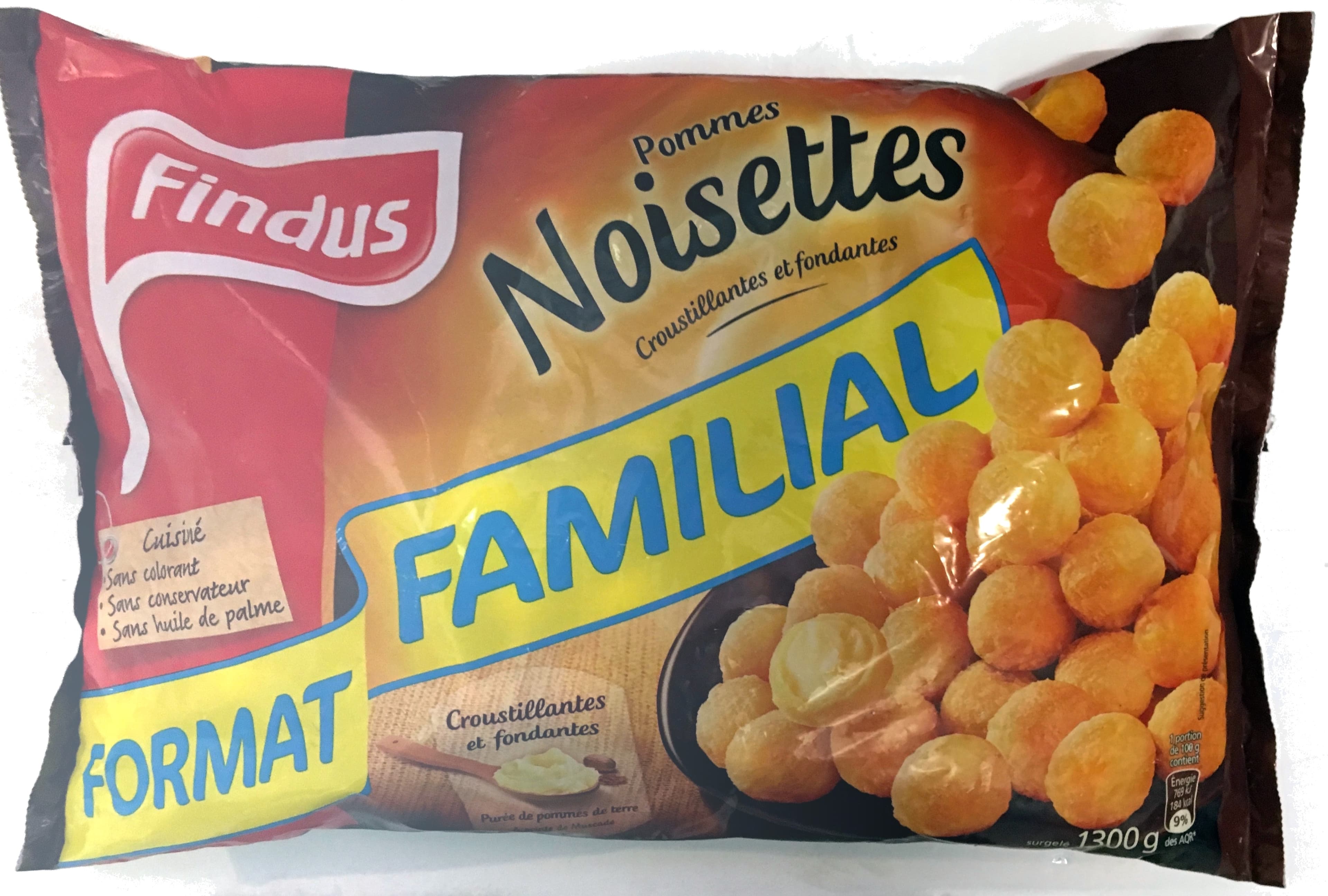 Findus Pomme Noisettes (format familial) packshot