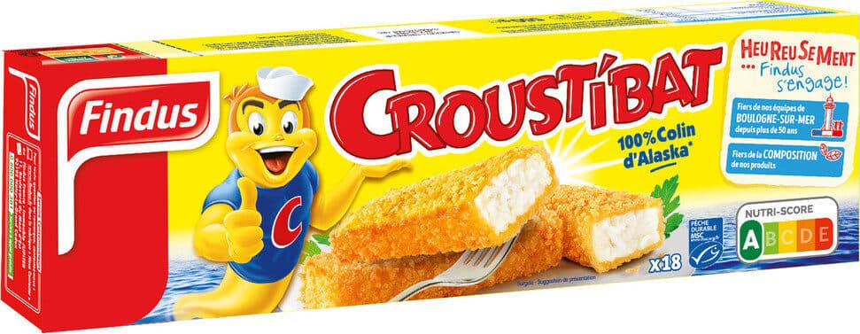 Findus Bâtonnets Croustibat MSC packshot