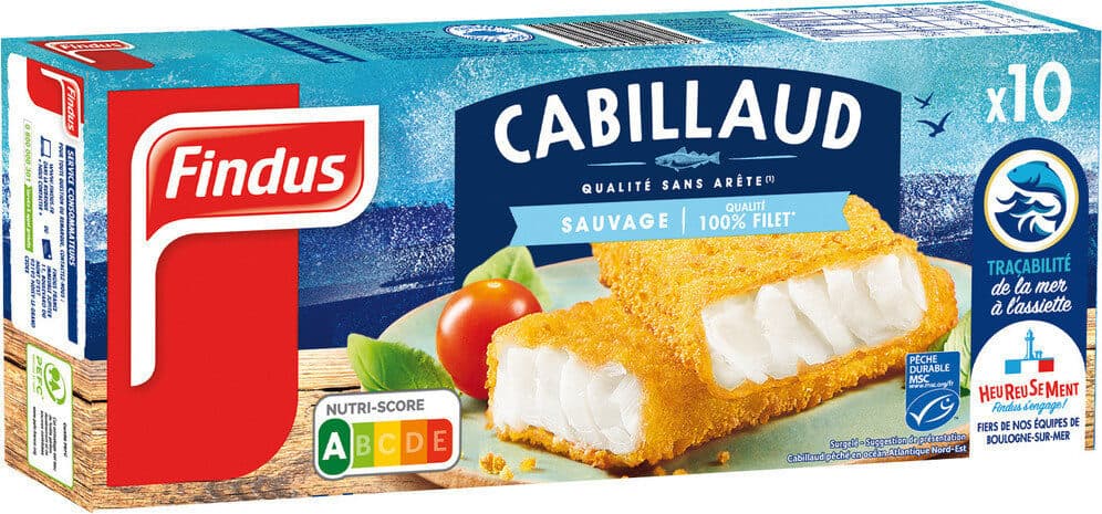 Findus Tranches panées de Cabillaud MSC packshot