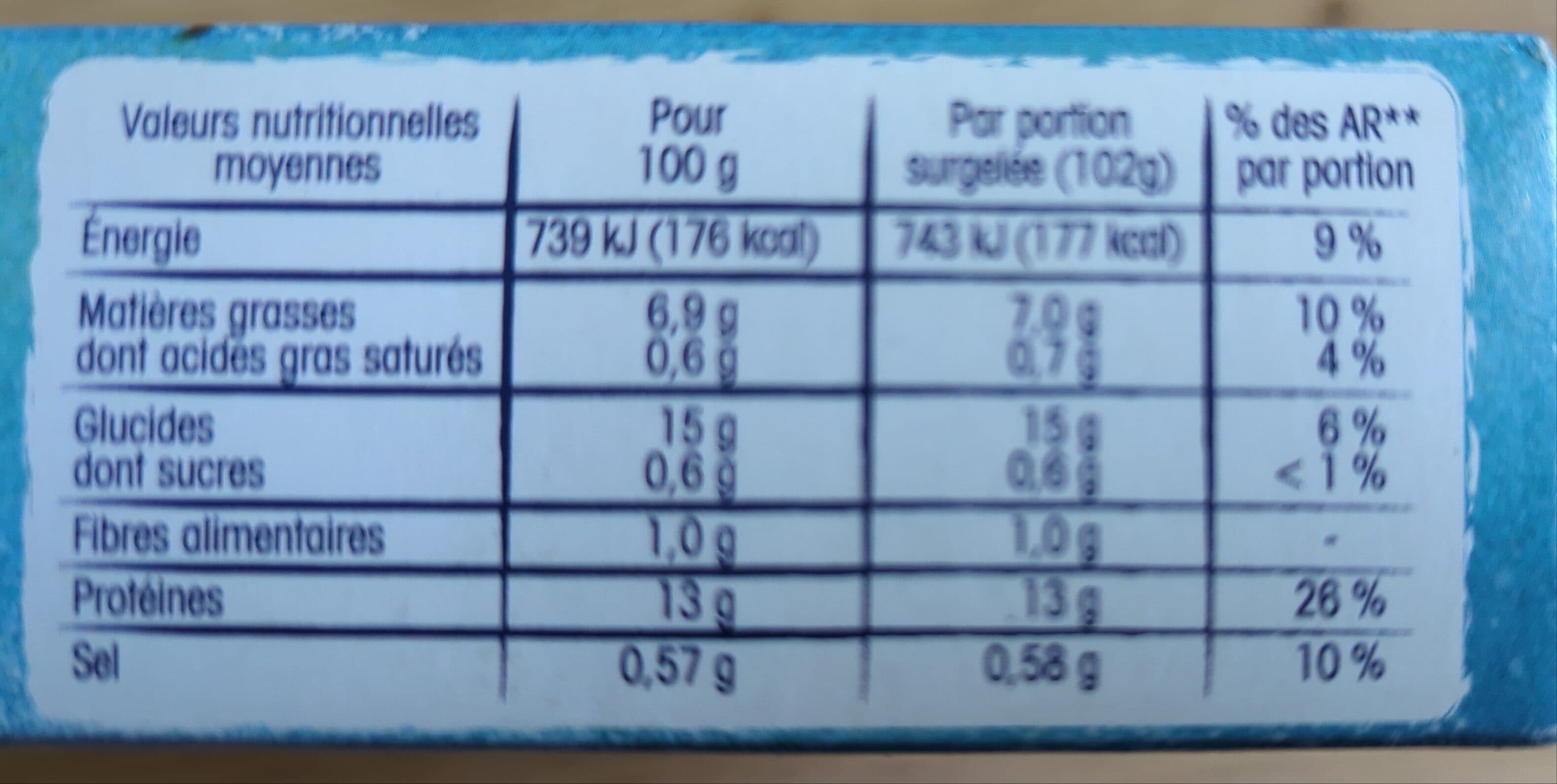 Findus Tranches panées de Merlu blanc MSC packshot