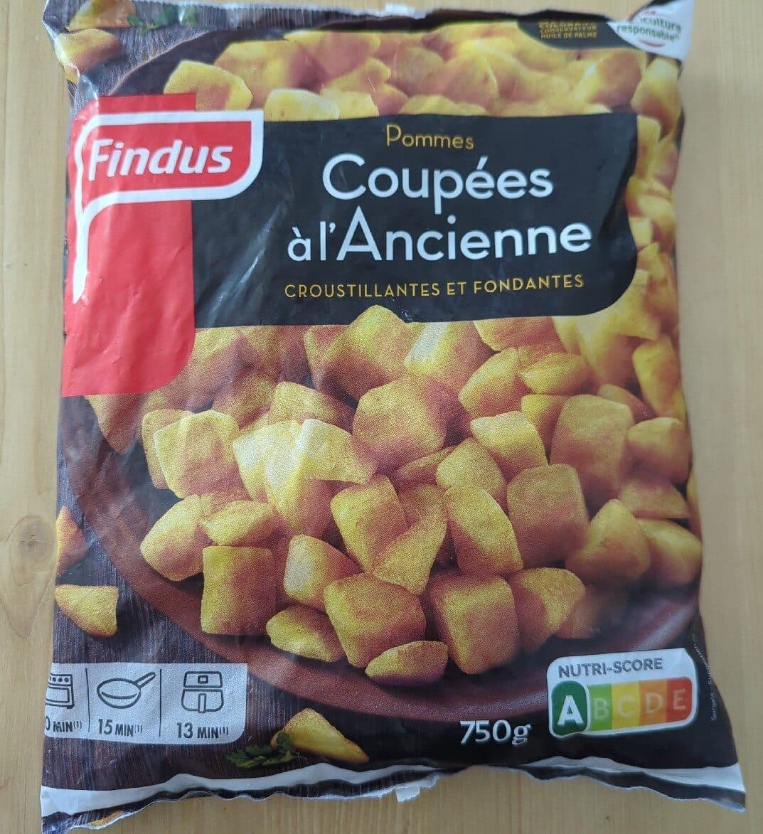 Findus Pommes de terre coupees a l'ancienn packshot