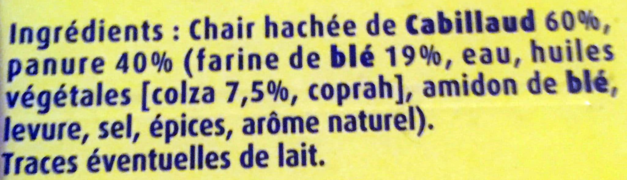Findus Bâtonnets panés de Cabillaud MSC Croustibat packshot