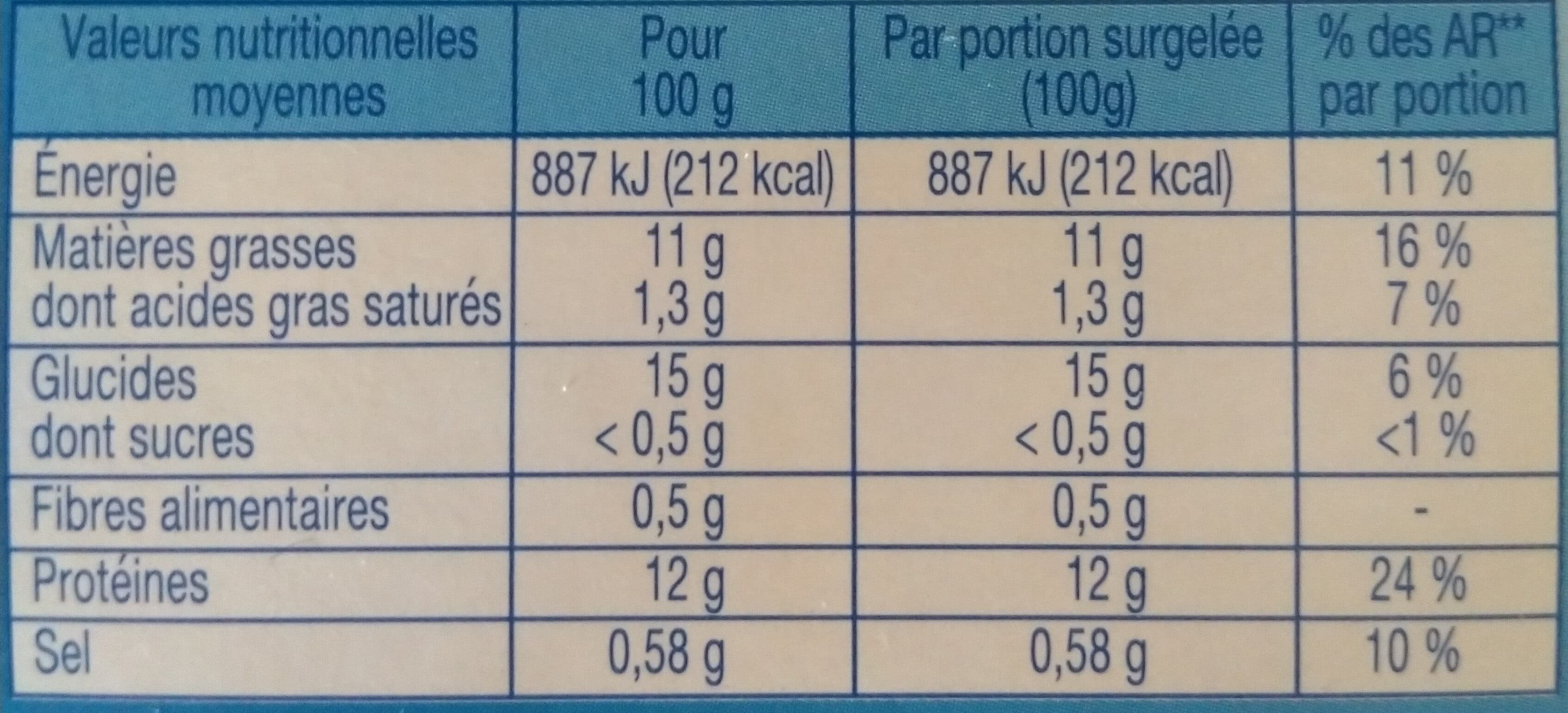 Findus Filets de Colin d'Alaska packshot