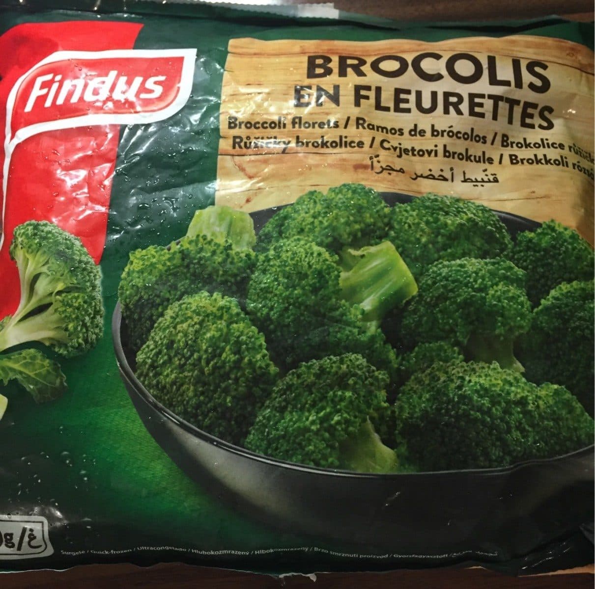 Findus Brocolis packshot
