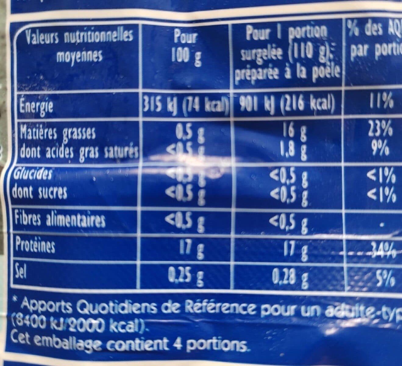 Findus Dos de Cabillaud MSC packshot