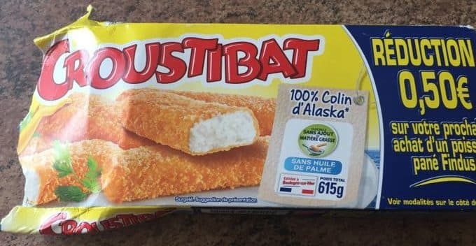 Findus Batonnets de poisson panes Croustibat Le 2eme a 50% packshot