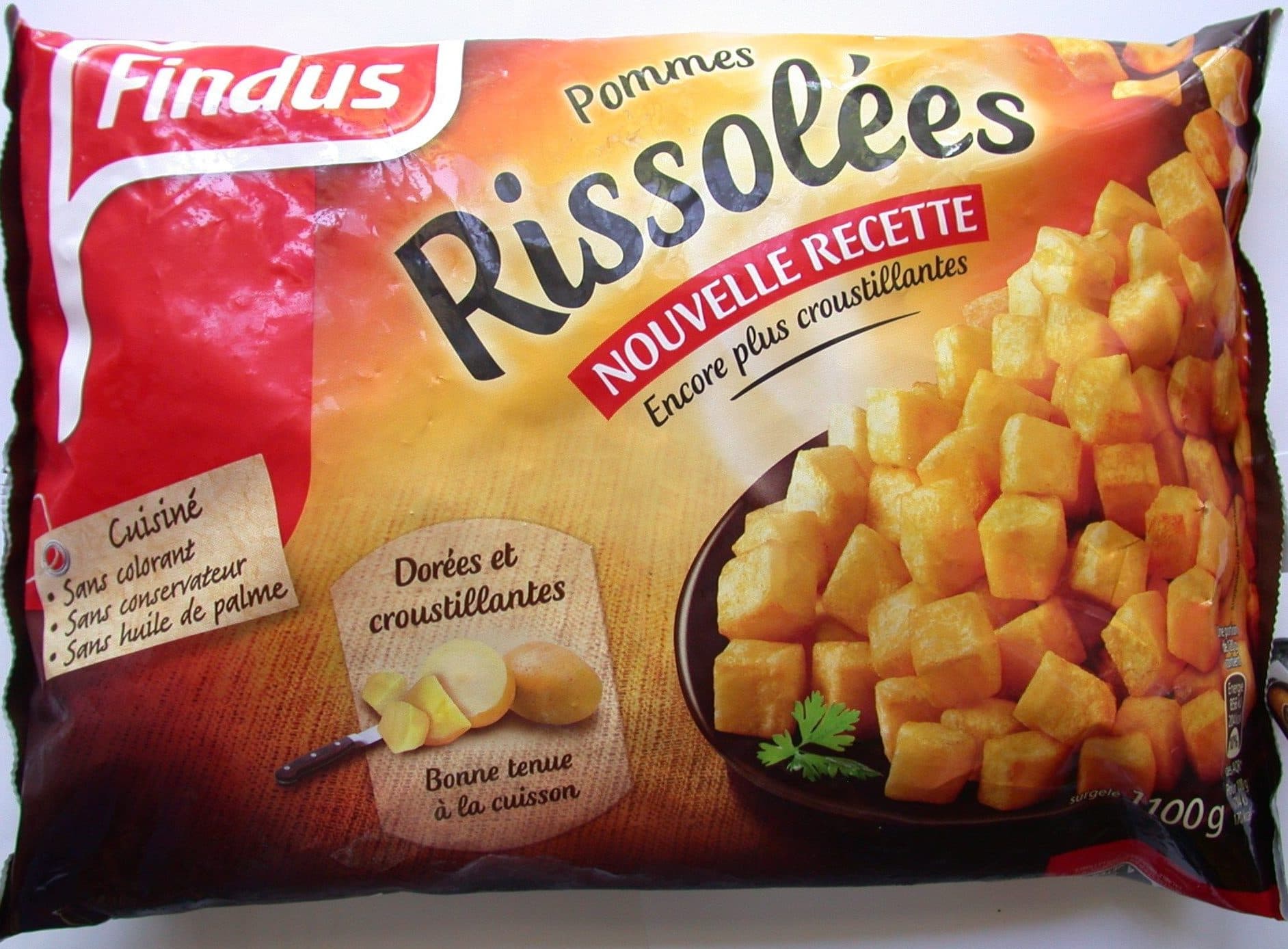 Findus Pommes Rissolées packshot