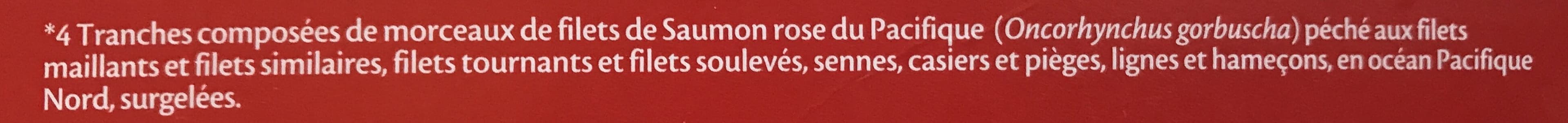 Findus 4 tranches de Saumon rose sauvage du Pacifique packshot