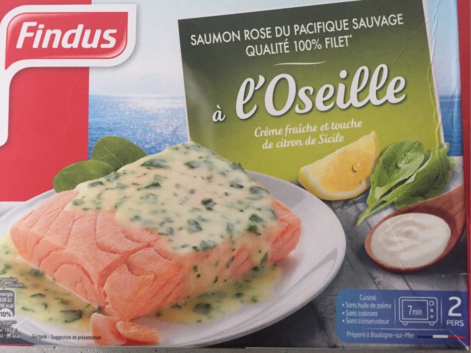 Findus Filet de Saumon à l'oseille packshot