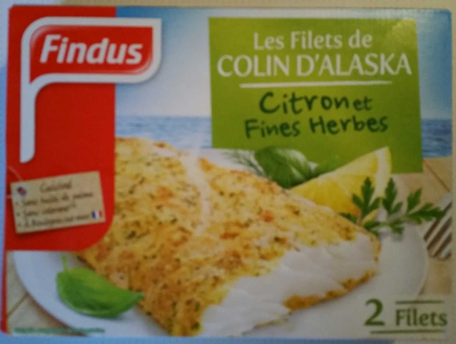 Findus Les Filets de Colin d'Alaska - Citron et Fines Herbes packshot